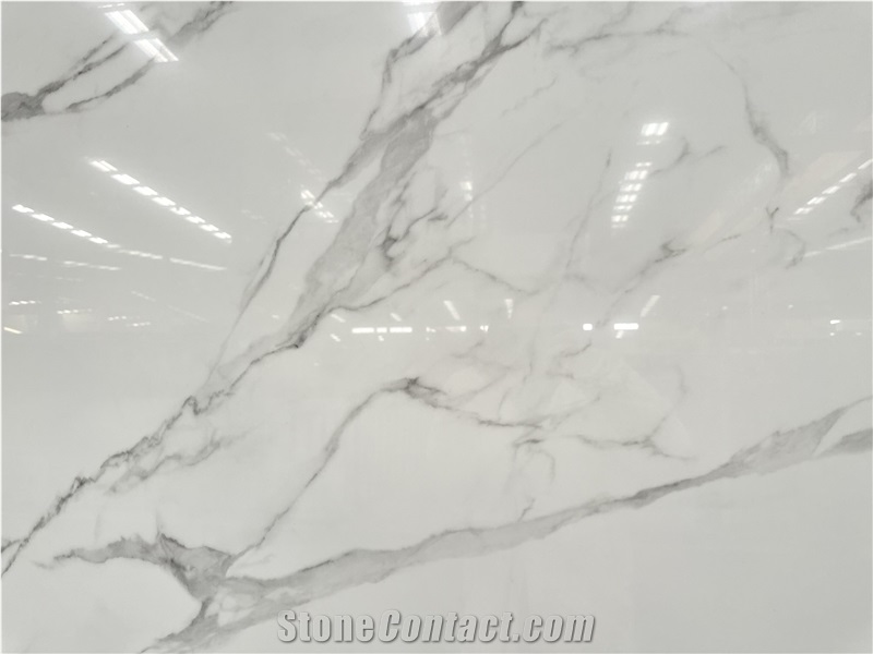 Statuario Nano Stone Slabs  For Wall & Floor