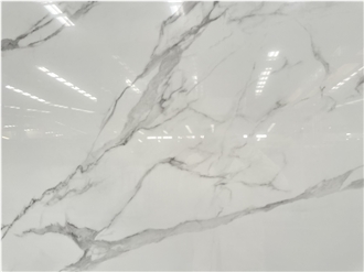 Statuario Nano Stone Slabs  For Wall & Floor