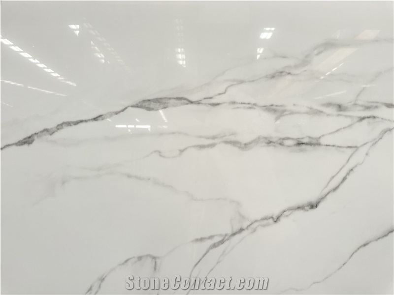 Statuario Nano Stone Slabs  For Wall & Floor