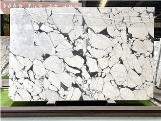 Bulgari White Marble Slabs From Turkey For Luxury House