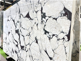 Bulgari White Marble Slabs From Turkey For Luxury House