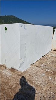 Bianco Sivec White Marble Blocks