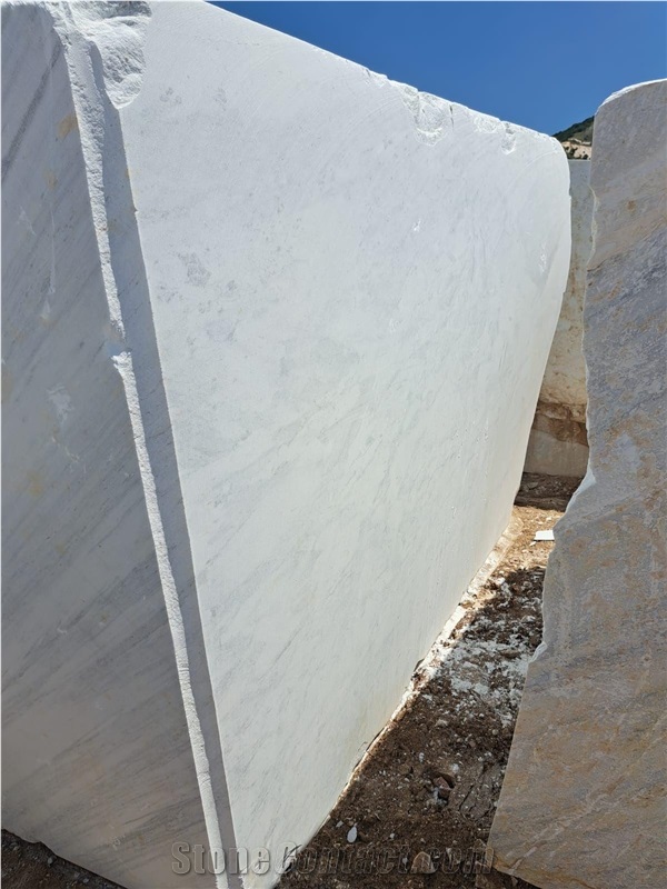Bianco Sivec White Marble Blocks