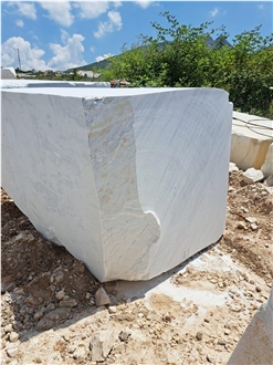 Bianco Sivec White Marble Blocks