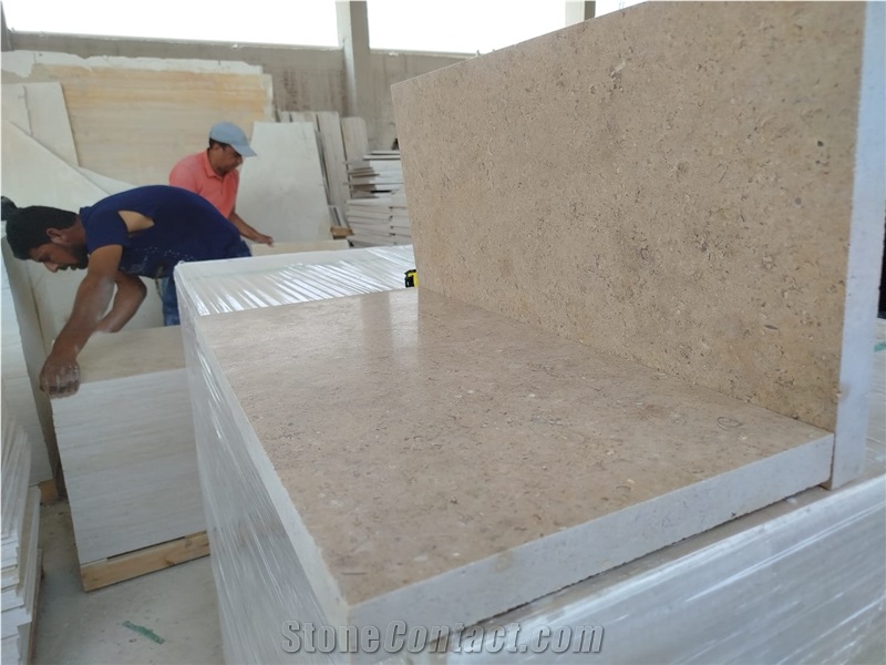 Sinai Pearl Beige Marble Slabs, Marble Tiles