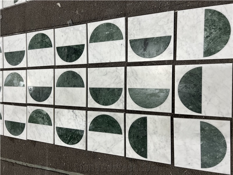 Classic Mosaic Pattern Design Natural Marble