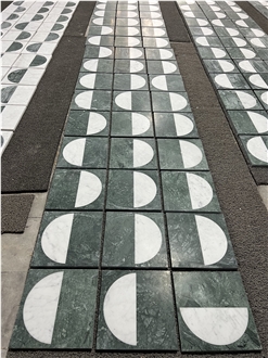 Classic Mosaic Pattern Design Natural Marble