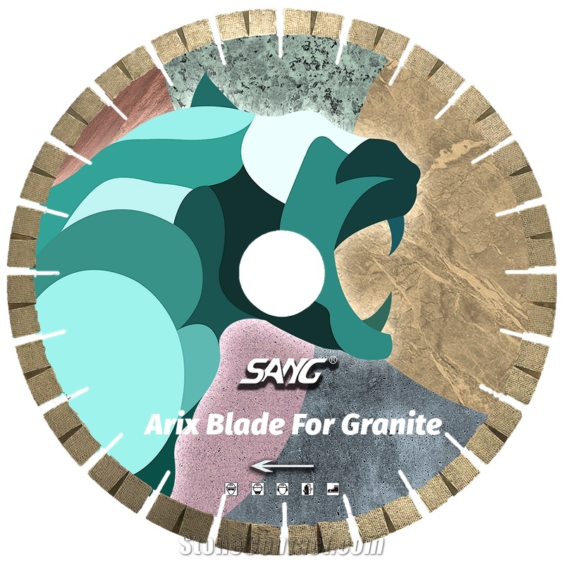 Diamond Arix Saw Blade For Stone Cutting