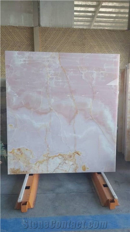 Naghade Persian Pink Onyx Slabs