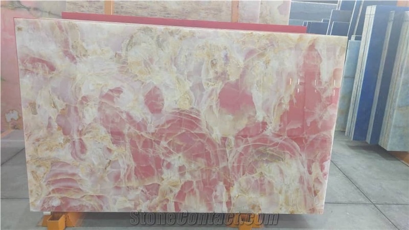 Naghade Persian Pink Onyx Slabs