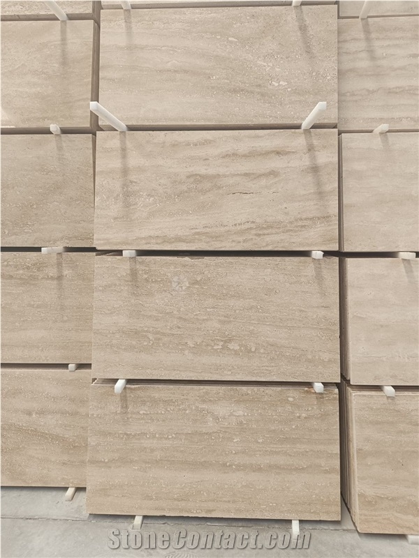 Persian Light Cream Travertine Tiles
