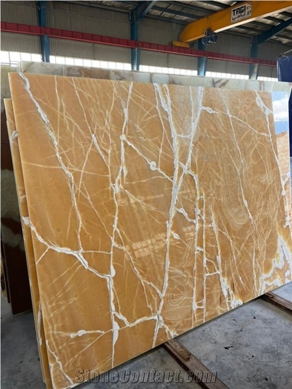 Persian Orange Onyx Slabs