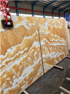 Persian Orange Onyx Slabs