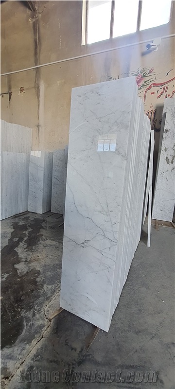 Persian Scato White Marble Slabs, Tiles