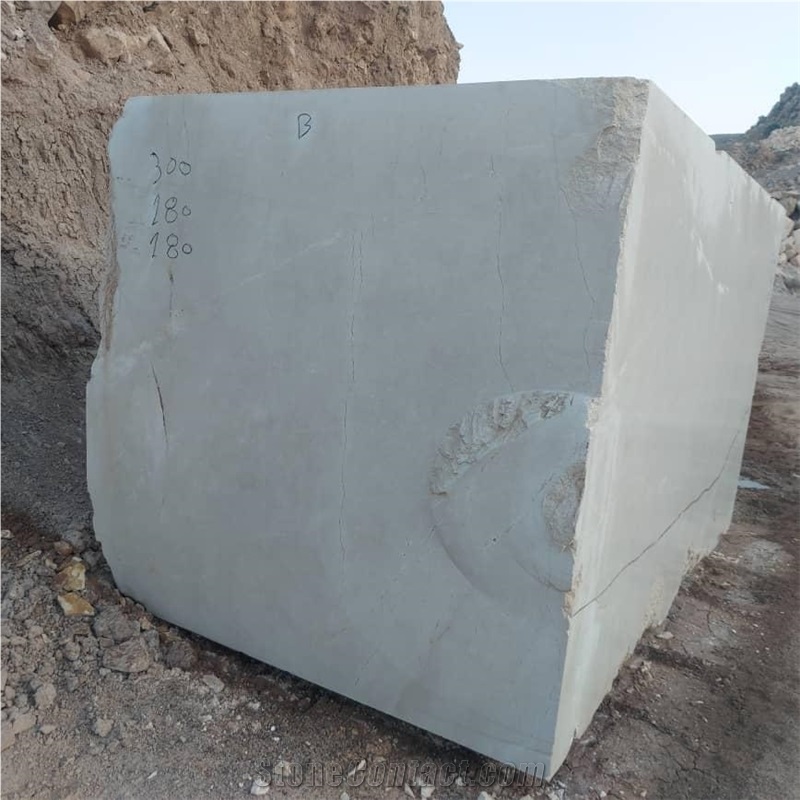 Persian Sirjan White Marble Blocks