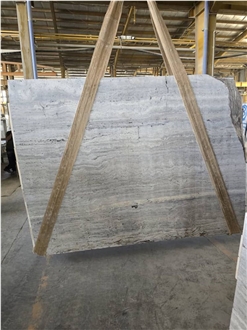 Persian Travertine Light Silver Takab  Rough Block Blocks
