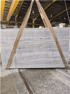Persian Travertine Light Silver Takab  Rough Block Blocks