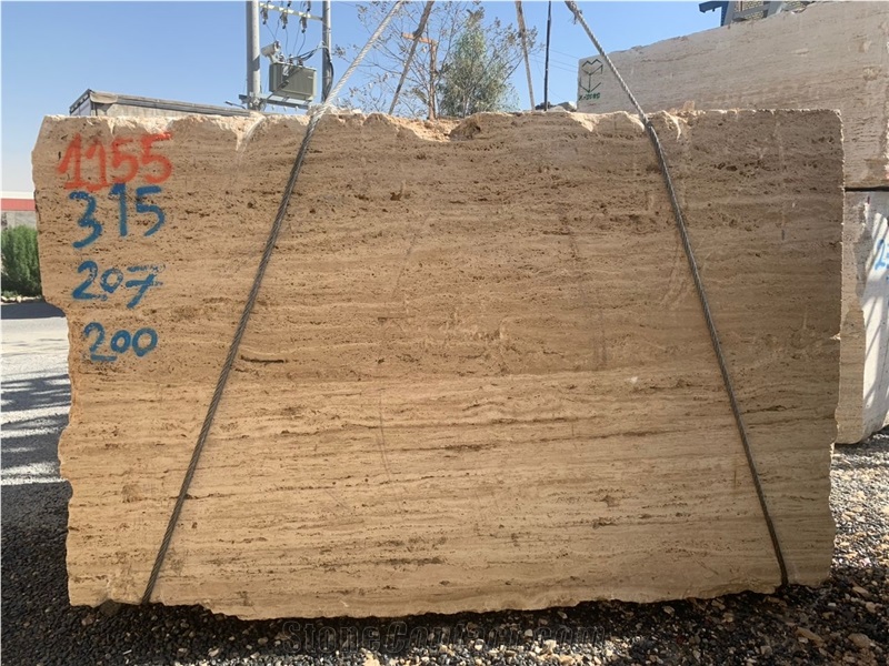 Persian Travertine Zanjan Beige Blocks