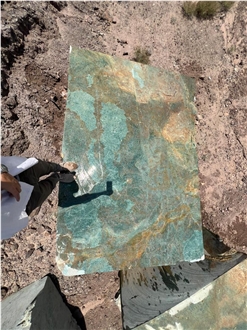 Persian Turquoise Granite Blocks