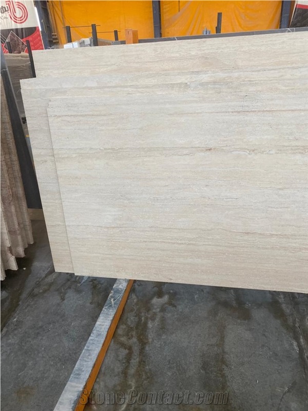 White Persian   Travertine Slabs