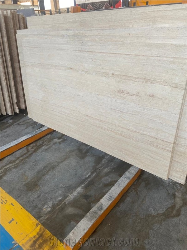White Persian   Travertine Slabs