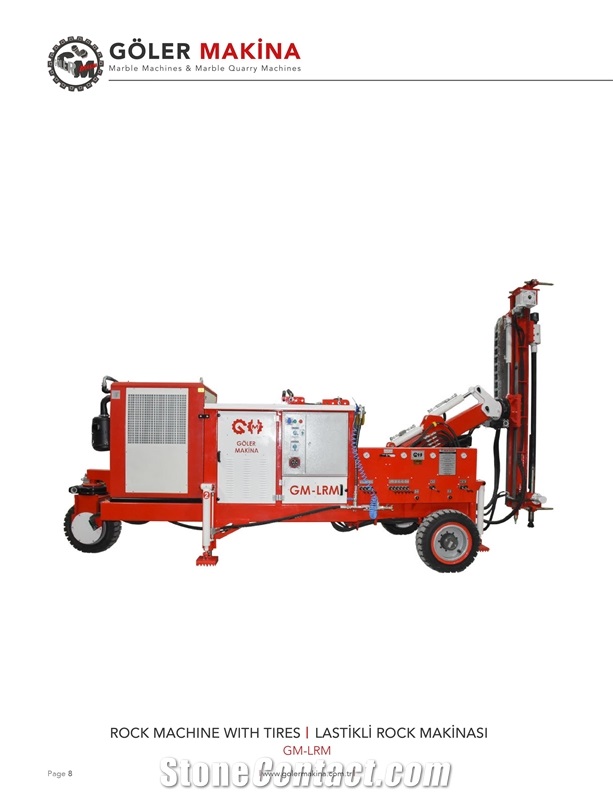 Wheeled Rock DTH Drill Machine