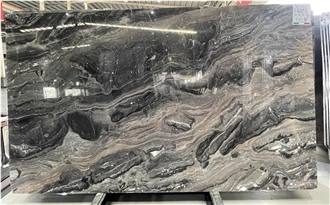 Iride Nero Marble Bookmatched Polished Slabs And Tiles