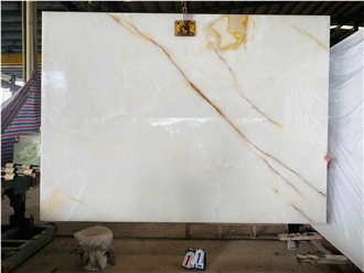 White Onyx Slabs Snow White Onyx Tile