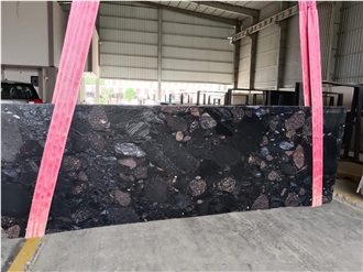 Pebble Black Granite  Slabs