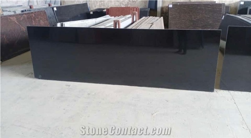 R Black Granite Slabs