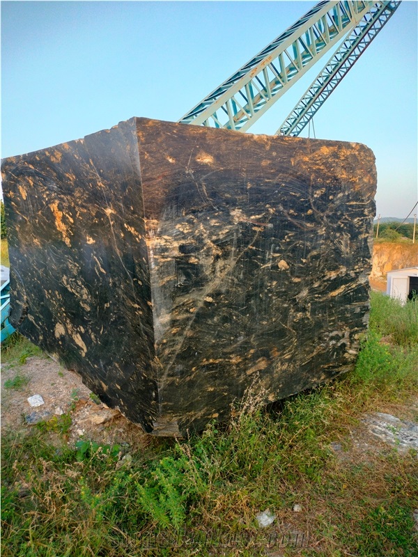 Titanium Gold Granite Blocks