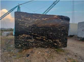 Titanium Gold Granite Blocks