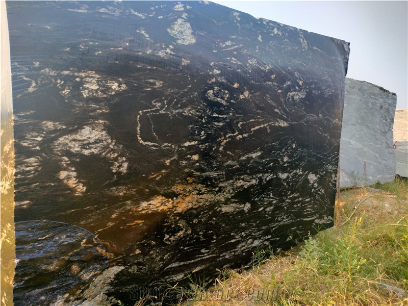 Titanium Gold Granite Blocks