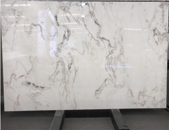 Luxury Oyster White Marble Slab Tiles