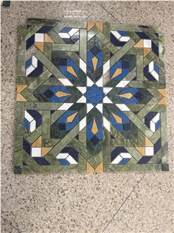Natural Stone Marble Water Jet  Mosaic Tiles