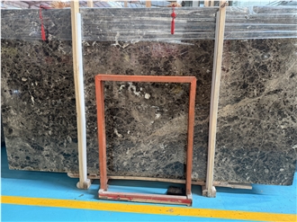 Spanish Dark Emprador Brown Cheap Marble Tiles For Floor