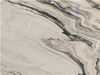 Bianco Covelano Marble Slabs For  Kitchen Countertops