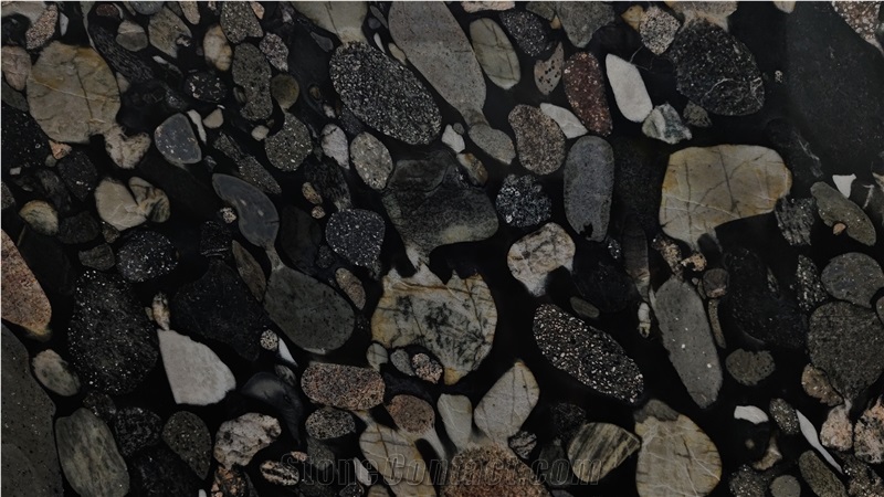 Black Marinace Granite Slabs For Luxury Interior Decoration