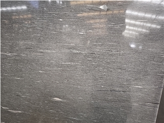 Black Silk Granite Slabs 20Mm Polished Surface