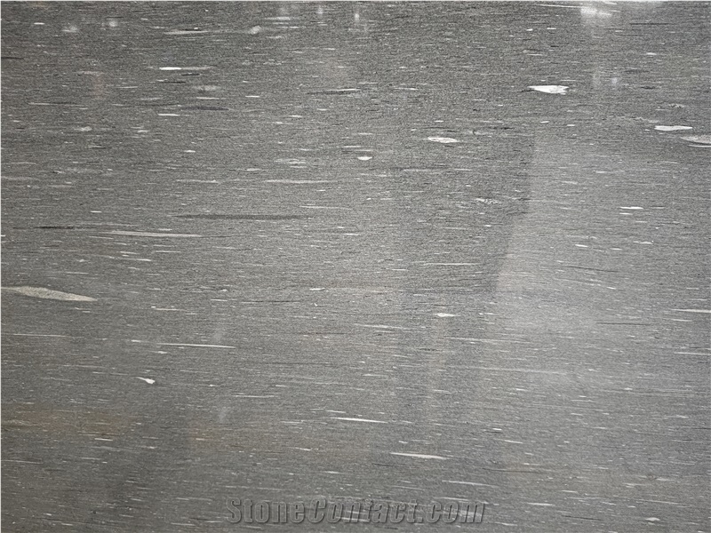 Black Silk Granite Slabs 20Mm Polished Surface
