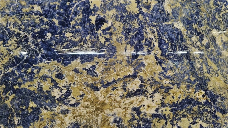 Bolivia Blue Sodalite Slabs Polished Surface 20MM