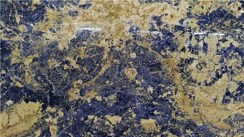 Bolivia Blue Sodalite Slabs Polished Surface 20MM