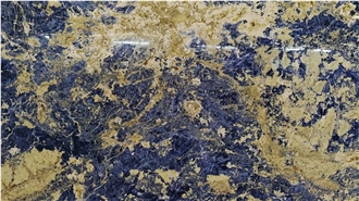Bolivia Blue Sodalite Slabs Polished Surface 20MM