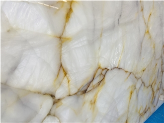 Cristallo Extra White Quartzite Polished Slabs