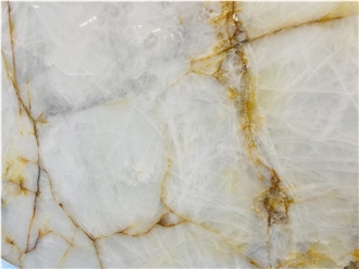 Cristallo Extra White Quartzite Polished Slabs