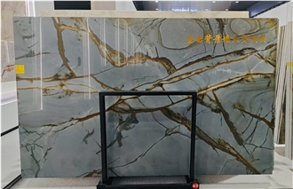 Deep Blue Quartzite Slabs