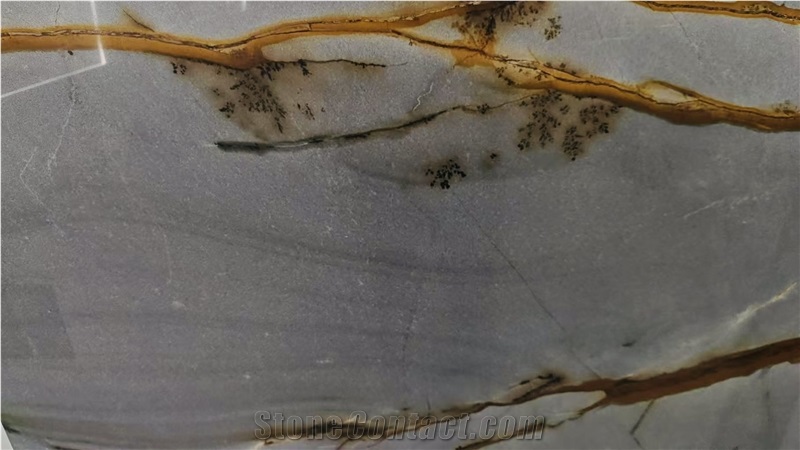 Deep Blue Quartzite Slabs