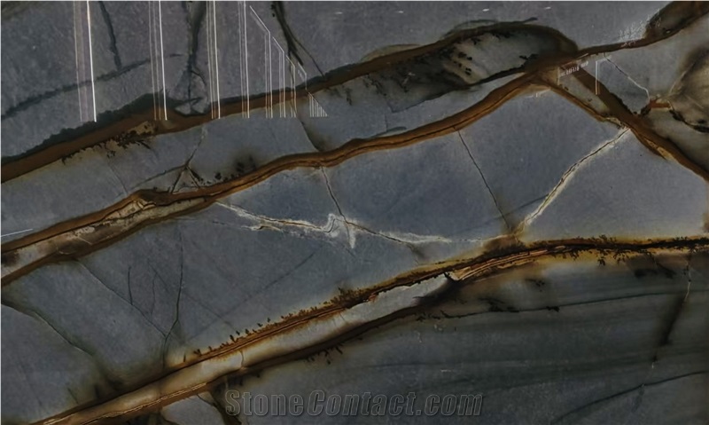 Deep Blue Quartzite Slabs