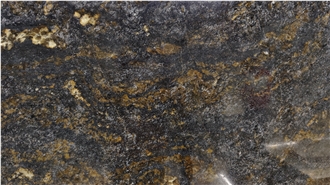 Galassia Gold Granite Slabs For Bathroom Flooring