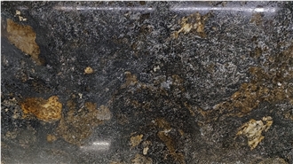 Galassia Gold Granite Slabs For Bathroom Flooring